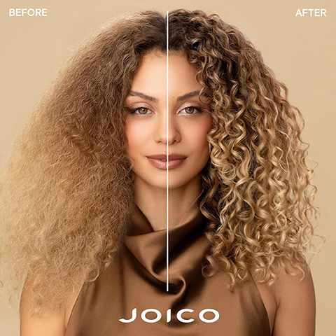 Image 2 - Split image of a womans hair showing frizzy hair on the left and defined curls on the right with the text BEFORE AFTER JOICO. Image 3 - A bottle of Joico K-PAK Reconstructing Shampoo is shown with text RECONSTRUCTING SHAMPOO for all hair types prone to damage Lustrous more resilient hair Helps to fortify weak strands and prevent future damage For daily use on even the most damaged hair and text on the bottle JOICO K-PAK RECONSTRUCTING SHAMPOO to repair damaged hair SHAMPOOING RECONSTRUCTEUR pour réparer les cheveux endommagés CHAMPÚ RECONSTRUCTOR para reparar el cabello dañado SmartRelease 300 mL 10.1 fl oz. Image 4 - A bottle of Joico K-PAK Reconstructing Shampoo is shown with ingredients and text describing them Joico K-PAK RECONSTRUCTING SHAMPOO to repair damaged hair SHAMPOOING RECONSTRUCTEUR pour réparer les cheveux endommagés CHAMPÚ RECONSTRUCTOR para reparar el cabello dañado SmartRelease 300 ml / 10.1 fl oz Keratin: A protective protein that actively seeks out damage and helps repair hair. Guajava extract: Packed with antioxidants and lycopene, known to help protect hair against UV damage. Evening primrose oil: A rich source of omega-6 and gamma-linolenic acid. Helps nourish hair back to health. Image 5 - Five Joico K-PAK products are shown in a line with text K-PAK ROUTINE and labels Step 1 Shampoo, Step 2 Condition, Step 3 Treat and/or, Step 4 Treat, also showing product names JOICO K-PAK RECONSTRUCTING SHAMPOO, JOICO K-PAK RECONSTRUCTING CONDITIONER, JOICO K-PAK HYDRATOR INTENSE TREATMENT, JOICO K-PAK RECONSTRUCTOR DEEP-PENETRATING TREATMENT, JOICO K-PAK COLOR THERAPY LUSTER LOCK MULTI-PERFECTOR. Image 7 - An assortment of gold and silver Joico K-Pak hair products is displayed on geometric pedestals against a light grey background with the text Discover game-changing haircare Joico K-PAK Reconstructing Shampoo to repair damaged hair Joico K-PAK Clarifying Shampoo to remove chlorine & buildup Joico K-PAK Reconstructing Conditioner to repair damaged hair Joico K-PAK Reconstructor Deep-Penetrating Treatment for damaged hair Joico K-PAK Hydrator Intense Treatment for dry, damaged hair Joico K-PAK Liquid Reconstructor for fine, damaged hair.
