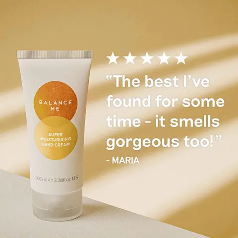 5 stars- The best I've found for some time- it smells gorgeous too!- Maria. Nourishes, softens, soothes, hydrates.