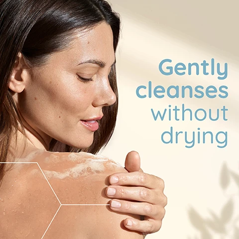 Image 1, gently cleanses without drying. Image 2, with soothing oat complex and ceramides. Image 3, suitable for sensitive skin, high tolerance formula. Image 4, skin relief for very dry and irritable skin. daily moisturising for normal to dry skin. fermexa for very dry itchy skin, also suitable for people who may be prone to eczema. Image 5, new look, bottle made from 50% recycled plastic