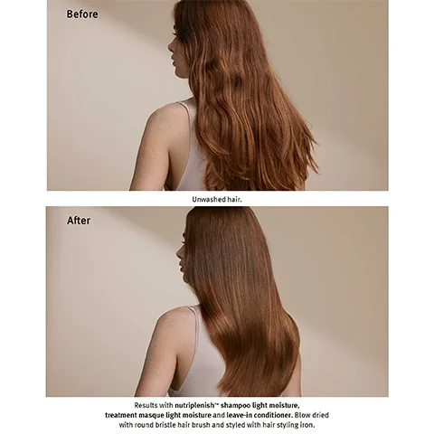 Before and After model shot