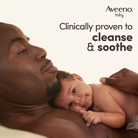 Clinically proven to cleanse & soothe. Double oatmeal concentration & ceramides. THE POWER OF OAT FOR BABY'S SENSITIVE SKIN. vs AVEENO baby daily care gentle bath & wash. For very dry, itchy skin. Suitable for babies who may be prone to eczema. PAEDIATRICIAN & DERMATOLOGIST TESTED. Tear-free. Formula free from soap & dyes. Unscented. 4.8 out of 5 stars. 100% would recommend AVEENO Baby Dermexa Moisturising Wash. Home Tester Club Survey 120 participants, 2023. Clinically proven to relieve very dry, itchy skin. Step 1 Wash. Step 2 Moisturise. Step 3 Comfort.