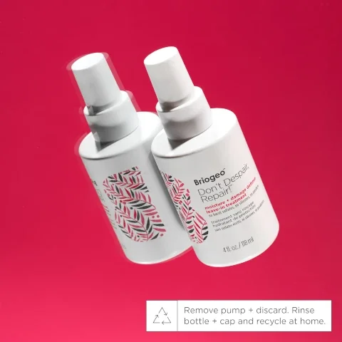 remove pump and discard. rinse bottle and cap and recycle at home