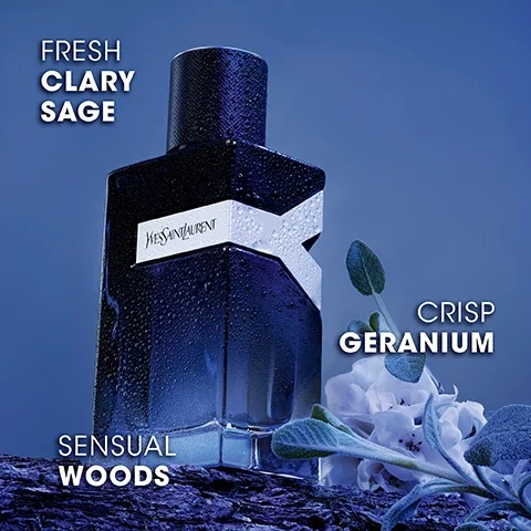 fresh clary, crisp geranium, sensual woods