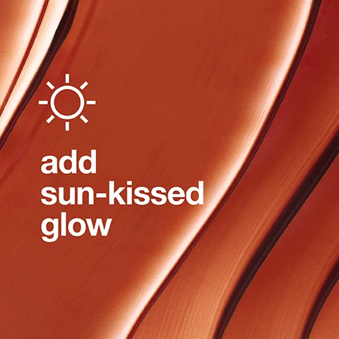 Image 1 - An abstract background of warm, reddish-orange waves with a sun icon and the text add sun-kissed glow.
Image 2 - A woman is applying a lip product to her lips with a pencil applicator, showcasing her natural makeup look, and the text Pink Honey is visible in the top right corner.
Image 3 - Image shows a close-up view of a womans eye, with the top half labeled Before showing natural lashes and the bottom half labeled After application displaying the same eye with noticeably longer and thicker lashes.