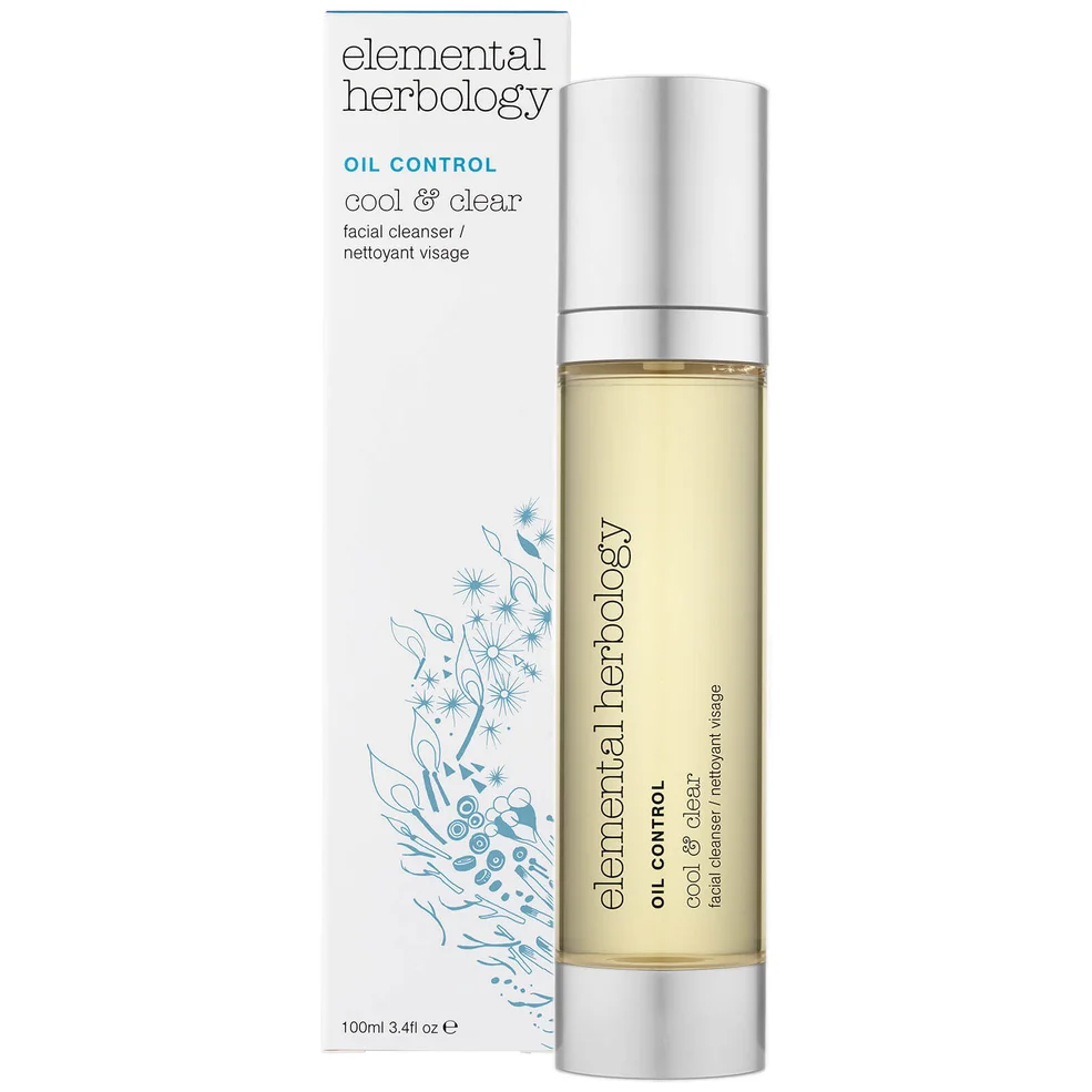 Limpiador facial Cool & Clear de Elemental Herbology 100 ml Imagen 1