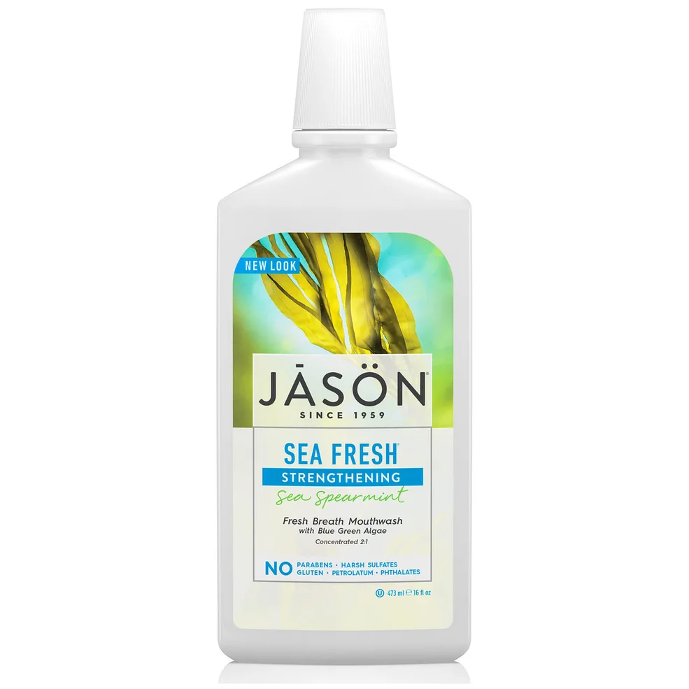 Enjuague bucal fortificante Sea Fresh de JASON (473 ml) Imagen 1