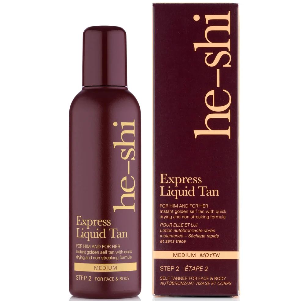 Bronceador líquido exprés de He-Shi 150 ml Imagen 1