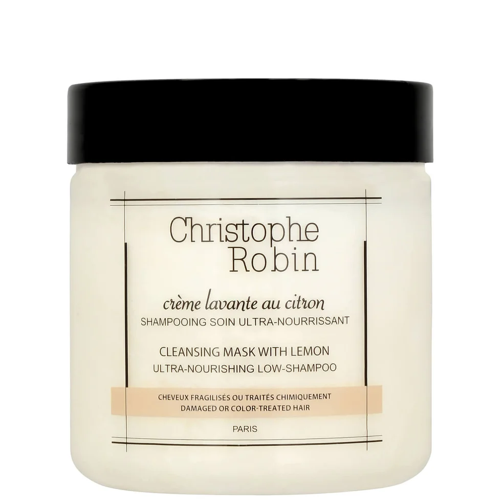 Mascarilla Limpiadora de limón para cabellos teñidos o con mechas Christophe Robin (250ml) Imagen 1