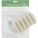 Esponja de baño con 6 ondas y arcilla verde de The Konjac Sponge Company