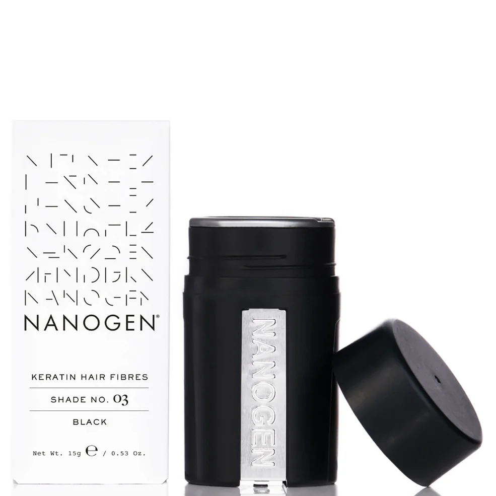 Fibras capilares densificantes Nanogen - Negro (15g) Imagen 1