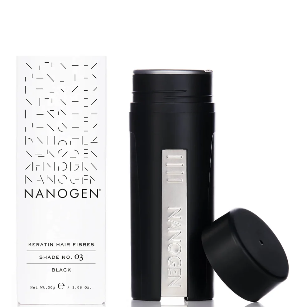 Fibras capilares densificantes Nanogen - Negro (30g) Imagen 1