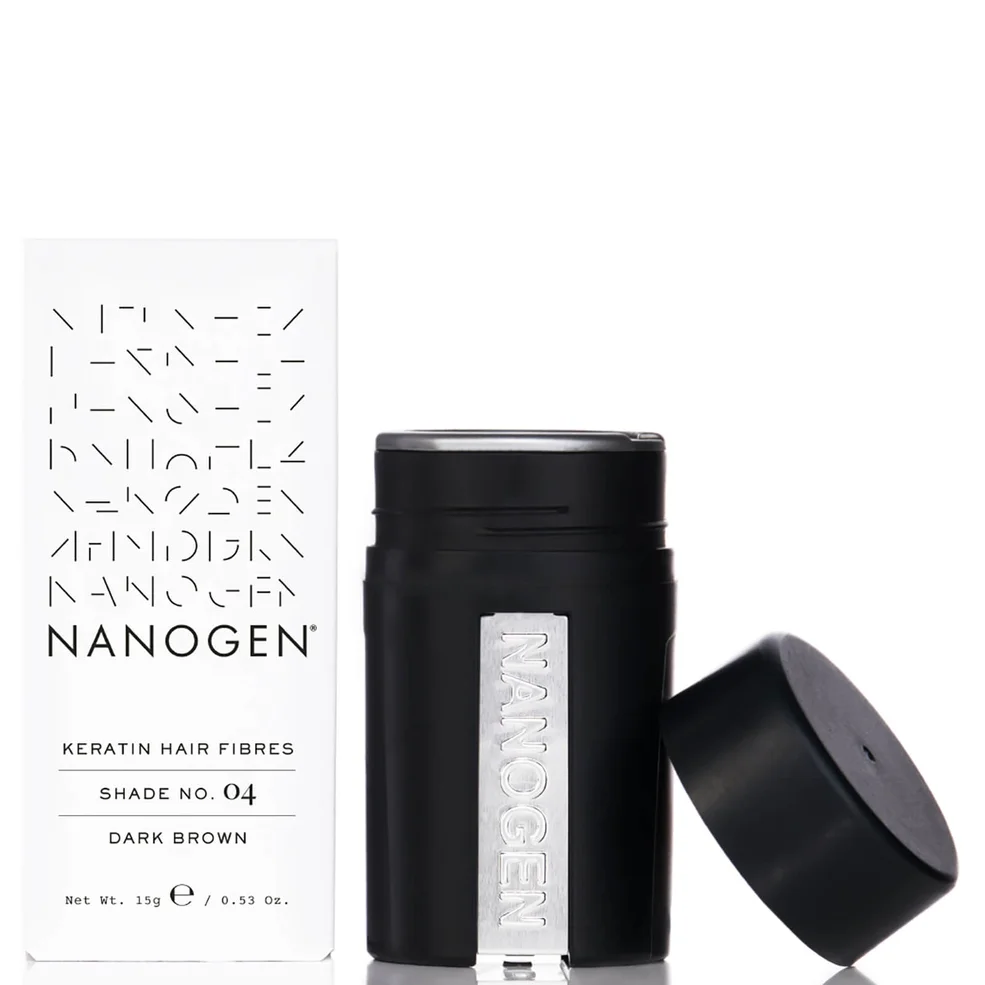 Fibras capilares densificantes Nanogen - Castaño oscuro (15 g) Imagen 1