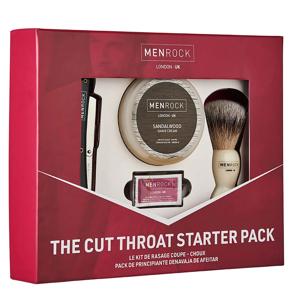 Pack Men Rock Cut Throat Shavette  Imagen 1