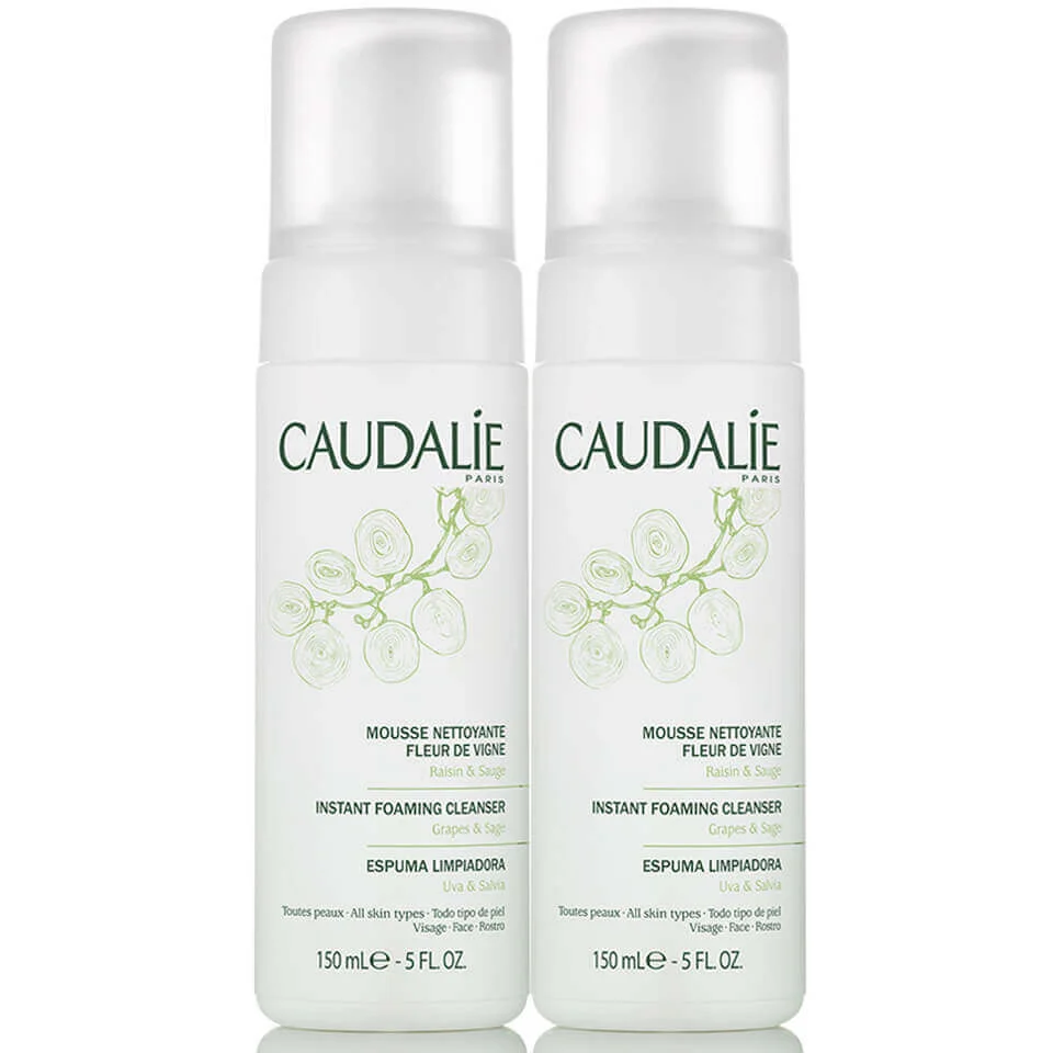 Dúo de espumas limpiadoras Caudalie (2 x 150 ml) (PVP 40 £) Imagen 1
