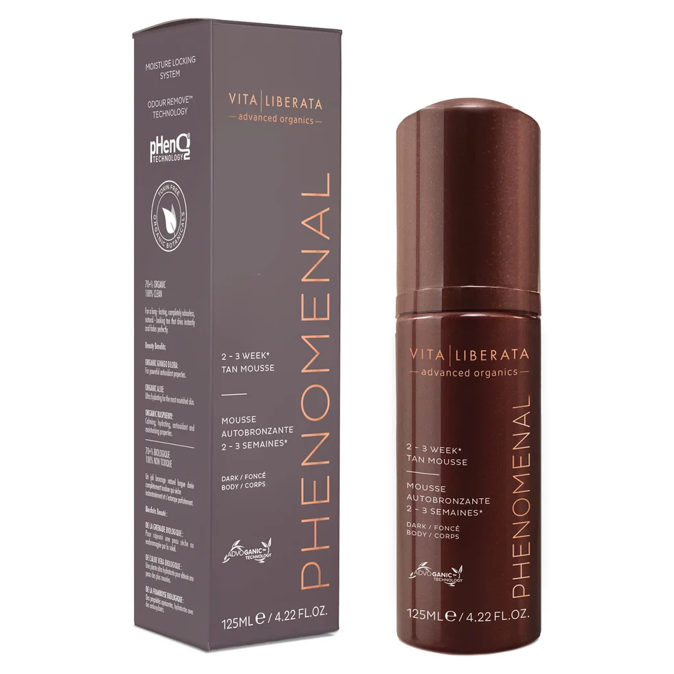 Mousse autobronceadora 2-3 semanas Vita Liberata - Oscuro - 125ml Imagen 1