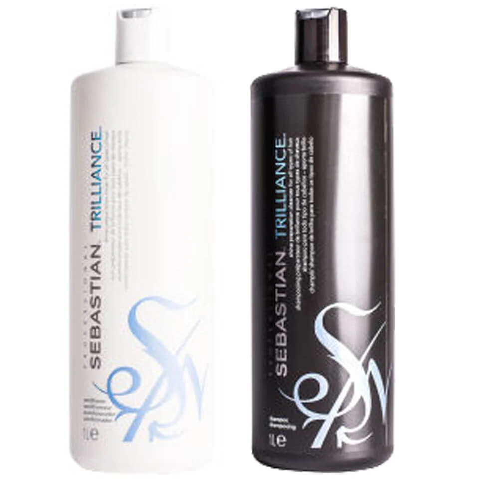 Champú y acondicionador Sebastian Professional Trilliance (2 x 1000 ml) Imagen 1