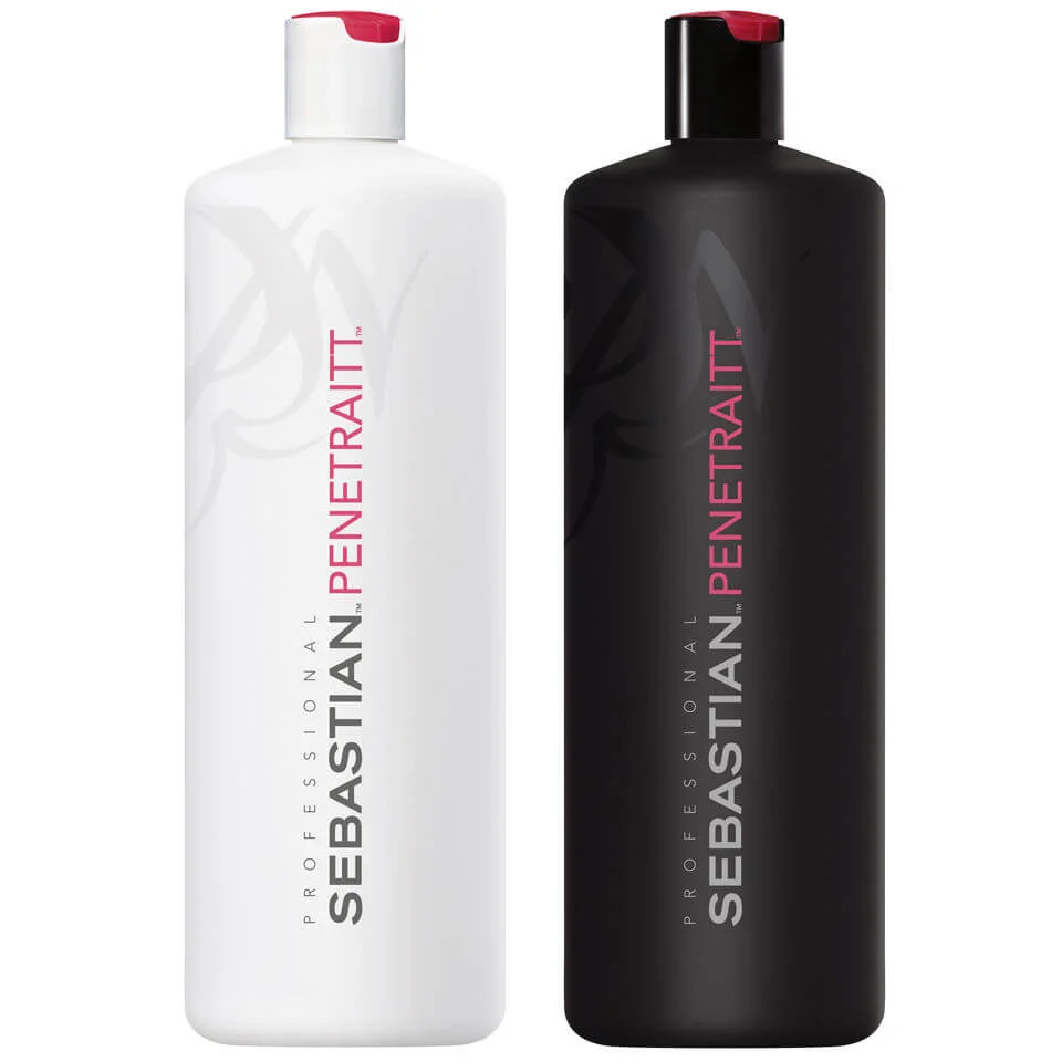 Champú y acondicionador Sebastian Professional Penetraitt (2 x 1000 ml) Imagen 1