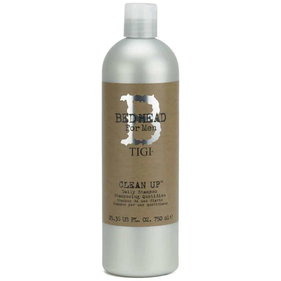 TIGI Bed Head for Men Clean Up Shampoo para uso diario (750 ml) Imagen 1