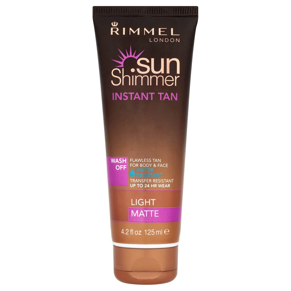 Autobronceador resistente al agua Rimmel Sunshimmer Relaunch Instant Imagen 1