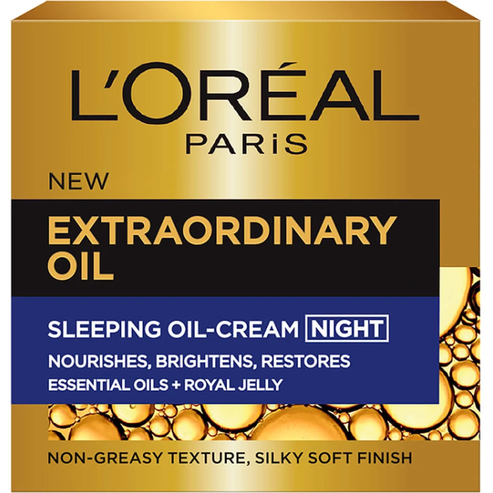 Crema de noche Extraordinary Oil Sleeping Oil Night Cream de L'Oréal Paris. Imagen 1