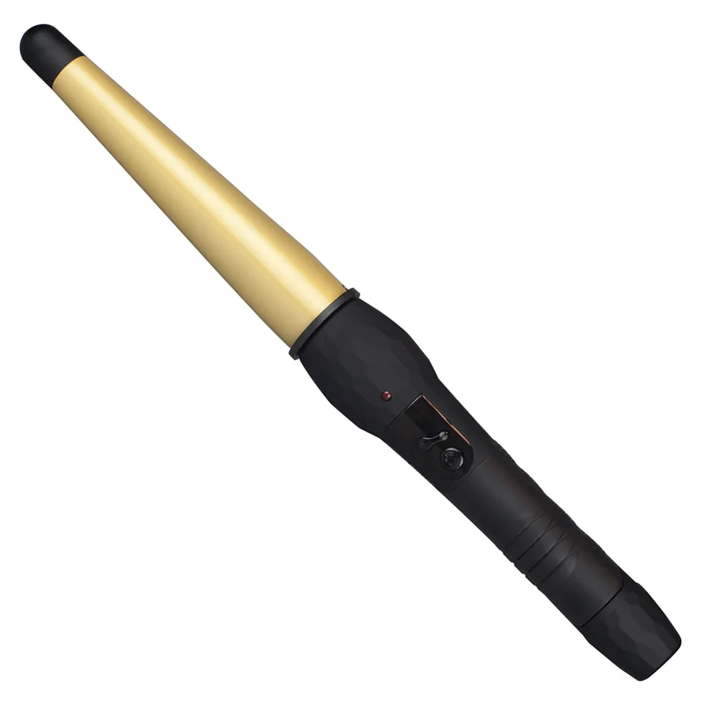 Silver Bullet Large Ceramic Conical Curling Iron - Gold Imagen 1