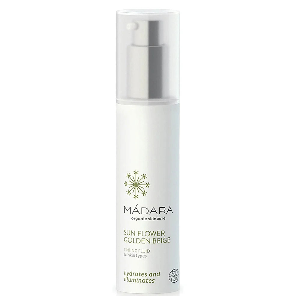 Fluido con color Sun Flower Golden Beige de MÁDARA 50 ml Imagen 1