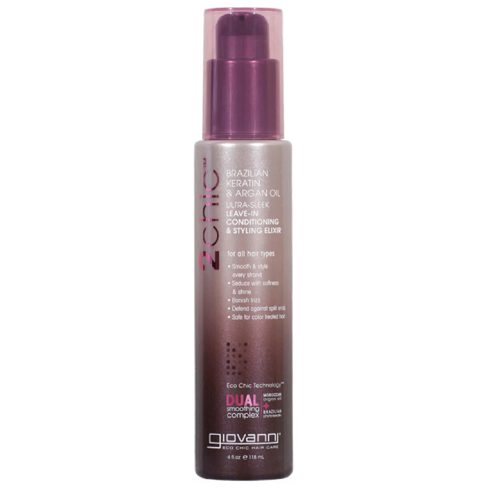 Giovanni Ultra-Sleek Leave In Conditioner & Styling Elixir 118ml Imagen 1