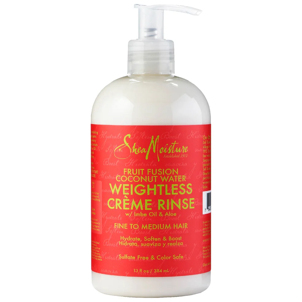 Shea Moisture Fruit Fusion Weightless Crème Rinse Conditioner 384ml Imagen 1