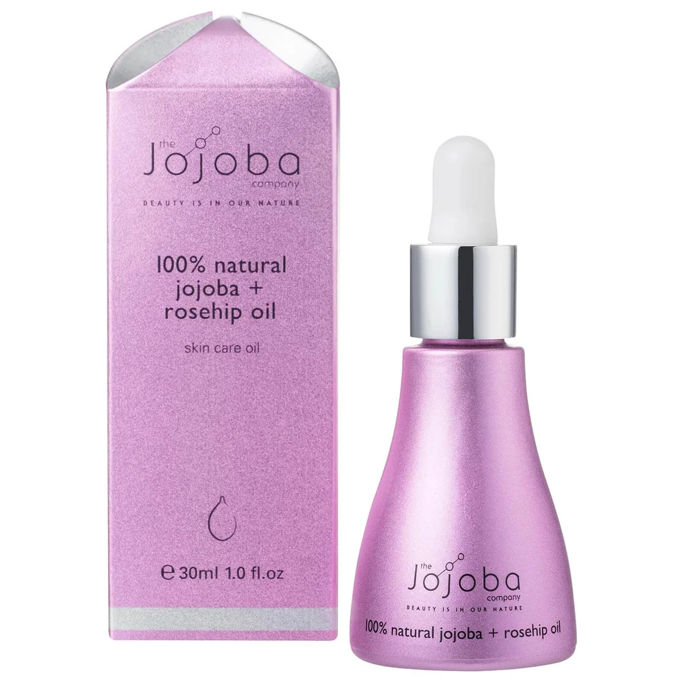 Aceite de rosa mosqueta y jojoba 100 % natural de The Jojoba Company 30 ml Imagen 1