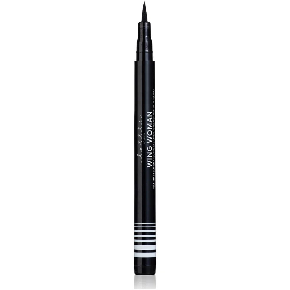 Lottie London Precision Felt Eyeliner - Black 9g Imagen 1