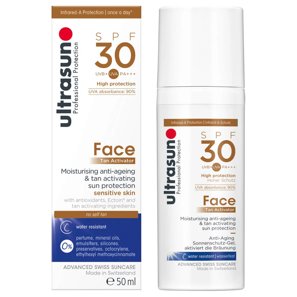 Ultrasun Tan Activator for Face SPF30 50ml Imagen 1