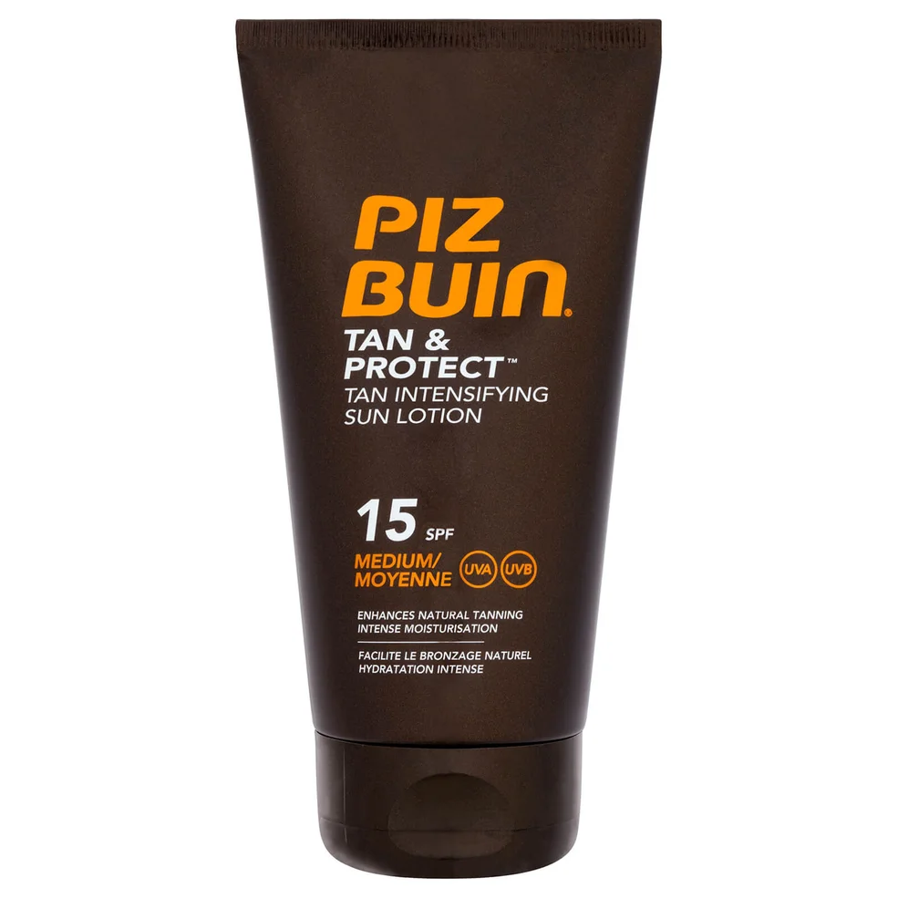 Protector solar intensificador del bronceado Tan & Protect de Piz Buin - FPS 15 medio 150 ml Imagen 1