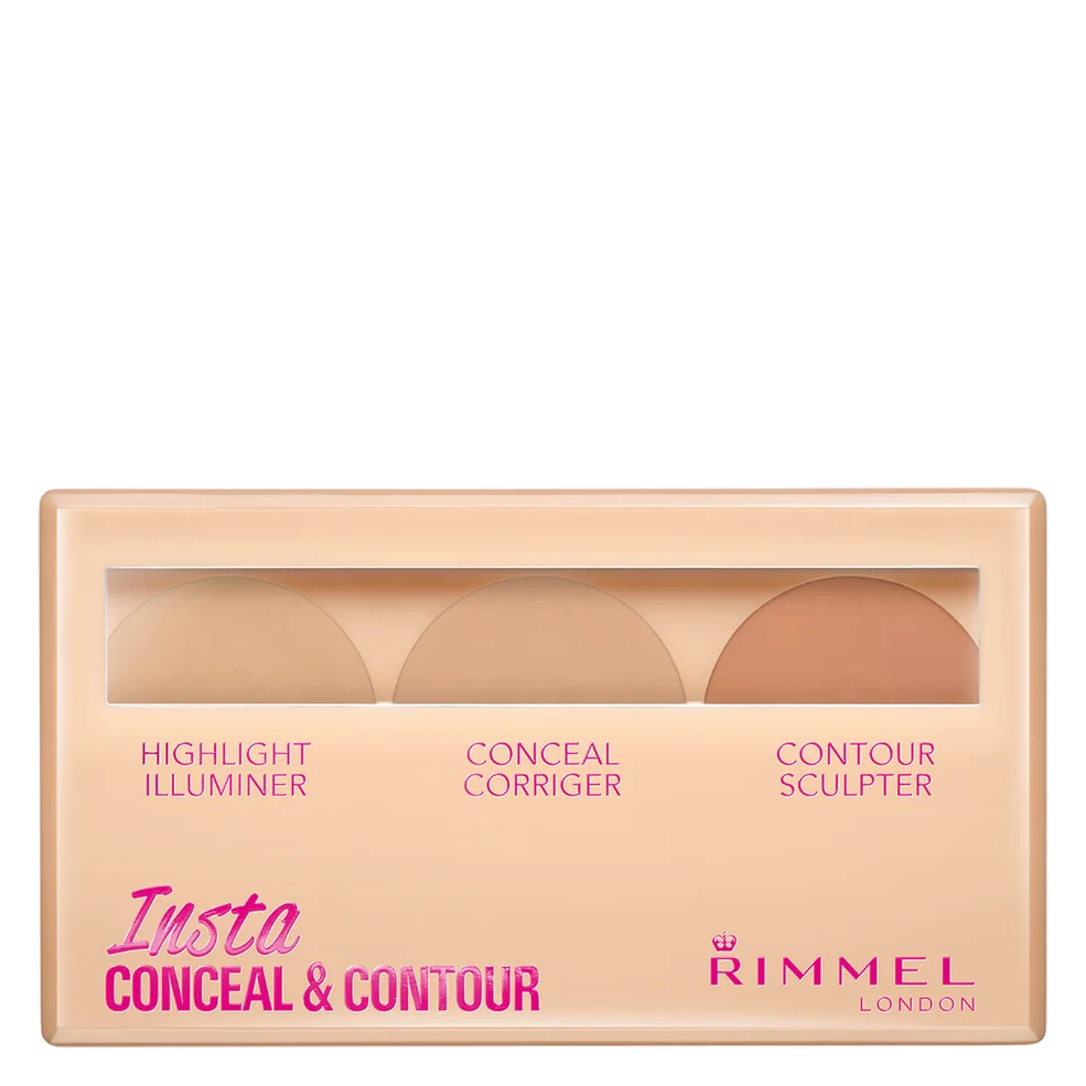 Paleta Insta Conceal and Contour de Rimmel 7 g (varios tonos) Imagen 1