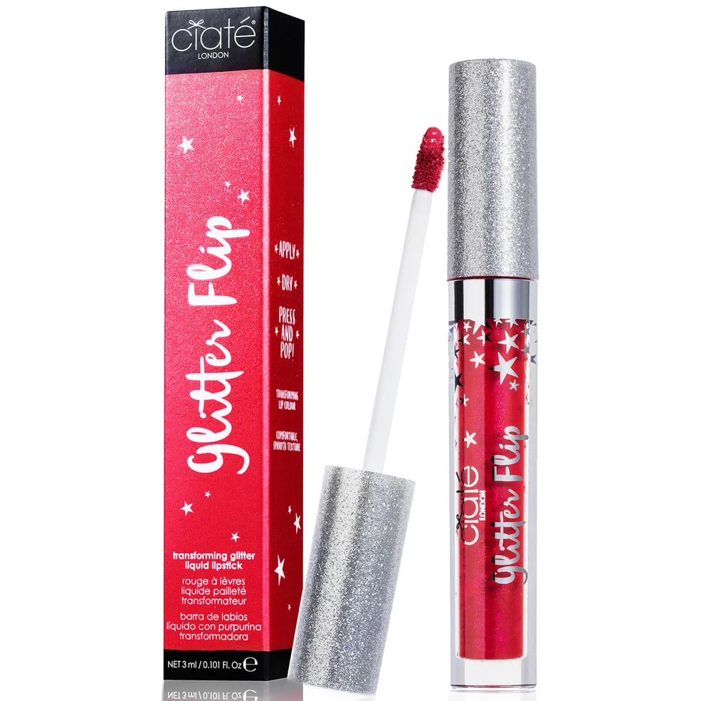 Ciaté London Glitter Flip Lipstick - Hollywood Imagen 1