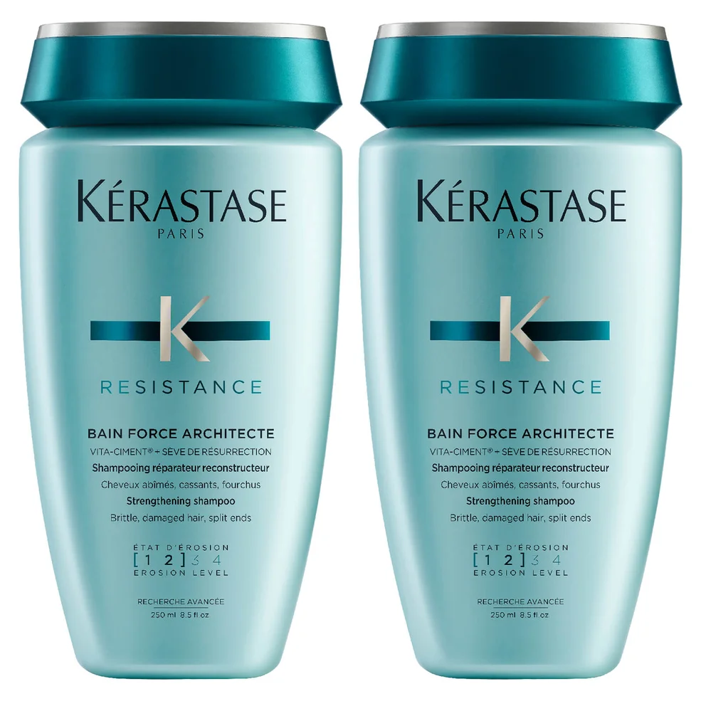 Kérastase Resistance Bain Force Architecte 250ml Duo Imagen 1
