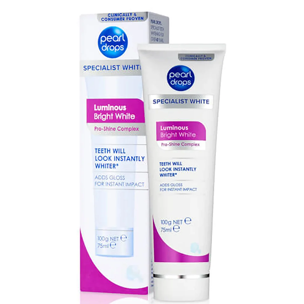 Dentífrico Luminous Bright White de Pearl Drops 75 ml Imagen 1