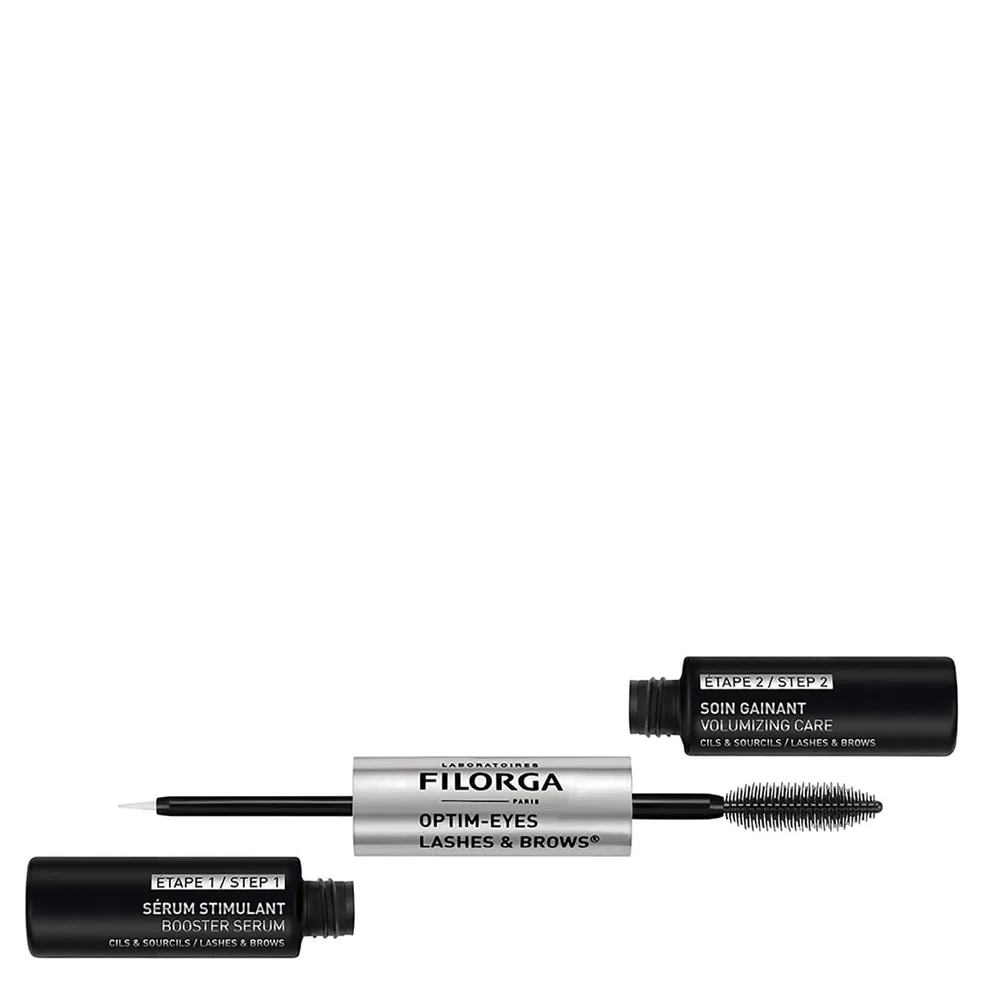 Sérum estimulante y voluminizador para cejas y pestañas Optim-Eyes Lashes & Brows Filorga 2 x 6,5 ml Imagen 1