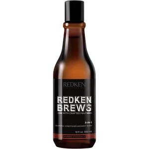 Redken Brews 3-in-1 Shampoo 300ml - undefined undefined