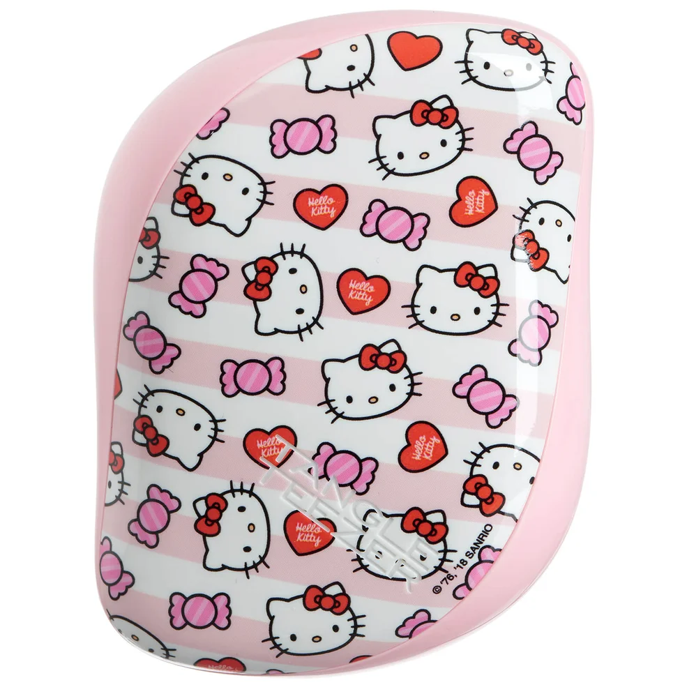 Cepillo para el pelo Compact Styler de Tangle Teezer - Hello Kitty Candy Stripes Imagen 1