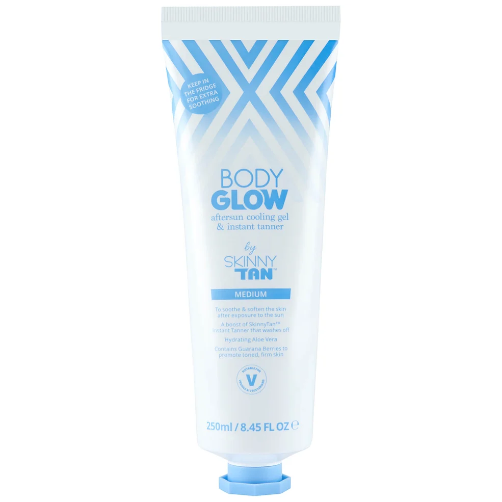 Gel con color para después del sol Body Glow de SKINNY TAN 250 ml Imagen 1