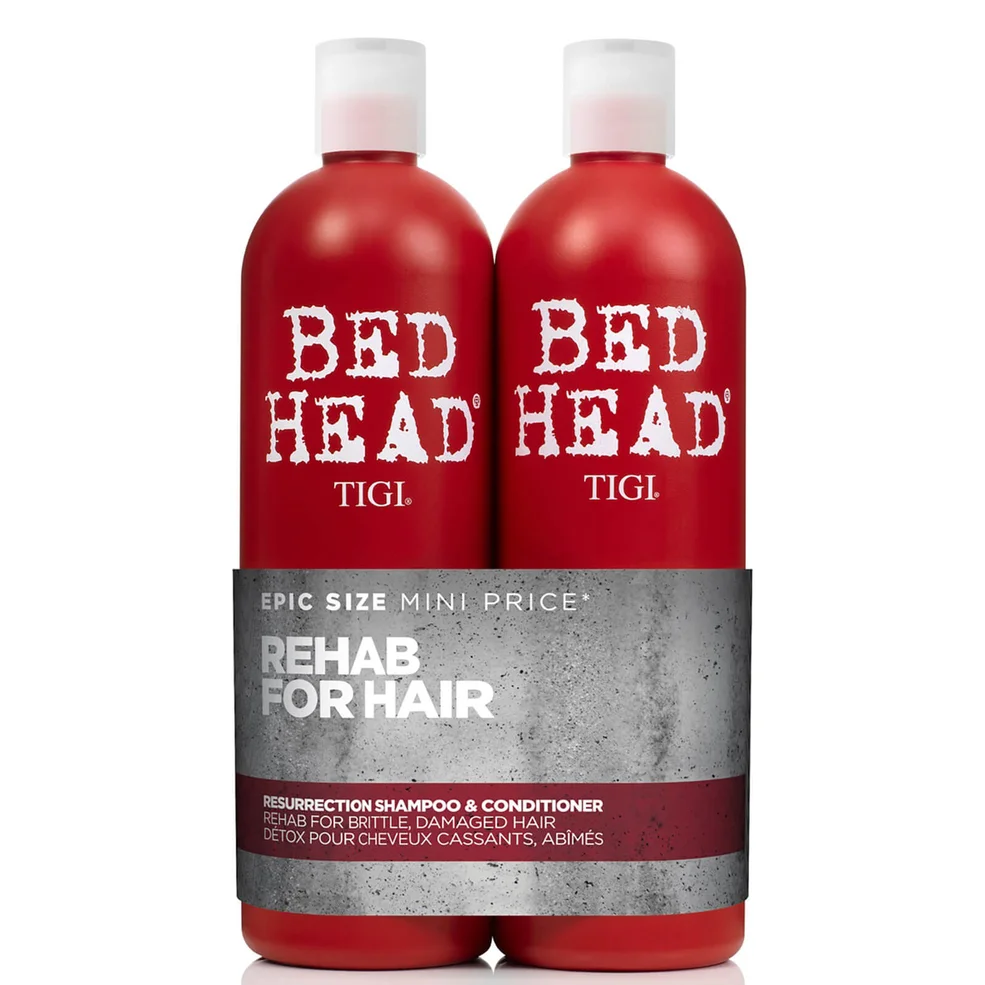 TIGI Bed Head Urban Antidotes Resurrection Shampoo and Conditioner for Very Dry Hair 2 x 750ml Imagen 1