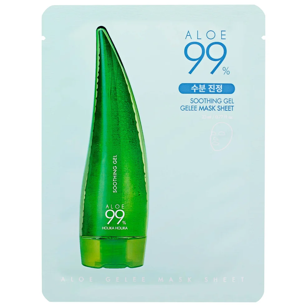 Mascarilla de tejido calmante Aloe 99% de Holika Holika Imagen 1
