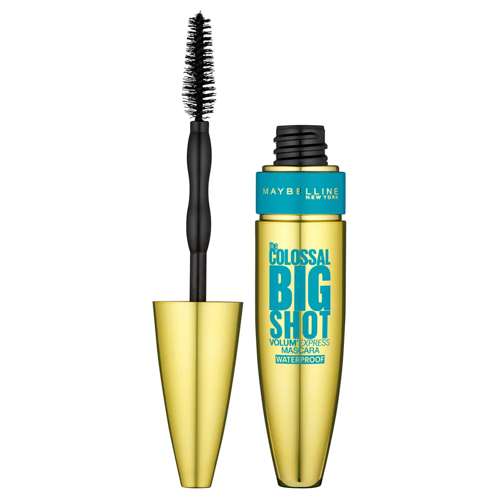 Máscara de pestañas resistente al agua Colossal Big Shot de Maybelline 9,5 ml - Black Imagen 1