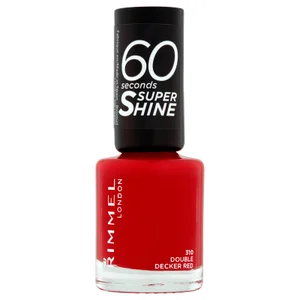 Esmalte de uñas 60 Seconds Super Shine de Rimmel 8 ml (varios tonos) - Shade Double Decker Red