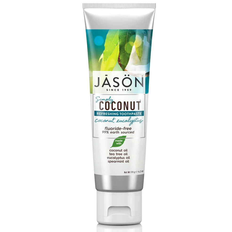 Pasta de dientes refrescante con coco y eucalipto Simply Coconut de JASON 119 g Imagen 1