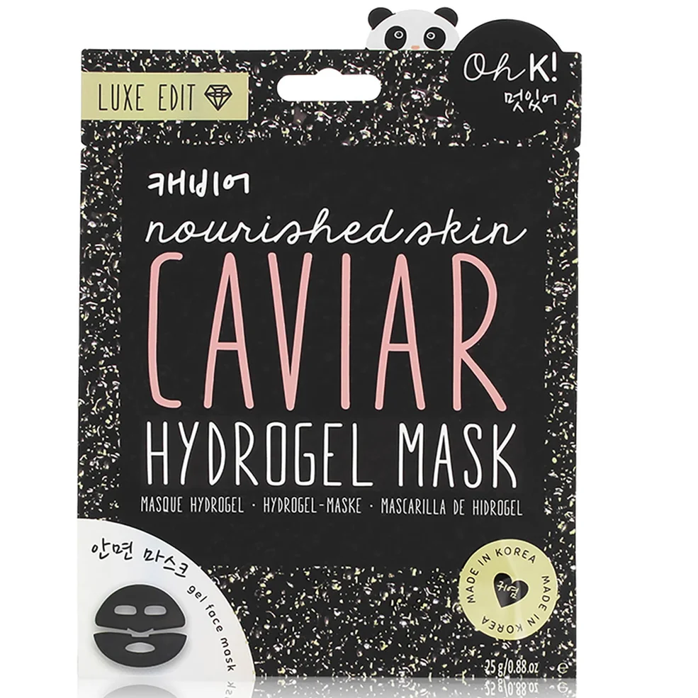 Mascarilla facial de hidrogel con caviar de Oh K! 25 g Imagen 1