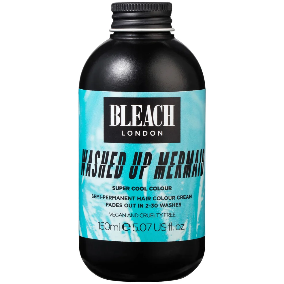 Crema de color semipermanente para el cabello Washed Up Mermaid Super Cool Colour de BLEACH LONDON 150 ml Imagen 1