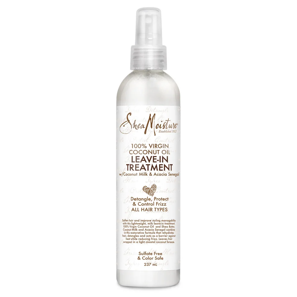 Acondicionador sin aclarado con aceite de coco 100 % virgen de Shea Moisture 237 ml Imagen 1