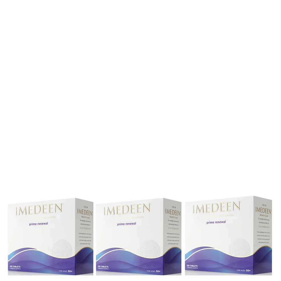 Imedeen Prime Renewal Beauty & Skin Supplement, contains Vitamin C and Zinc, 3 Month Bundle, 3x120 Tablets, Age 50+ Imagen 1