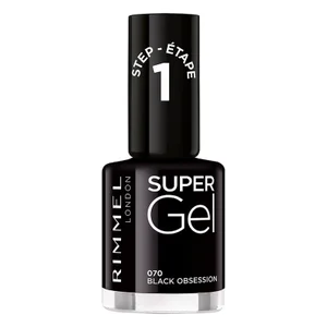 Esmalte de uñas Super Gel de Rimmel - Black Obsession - undefined undefined